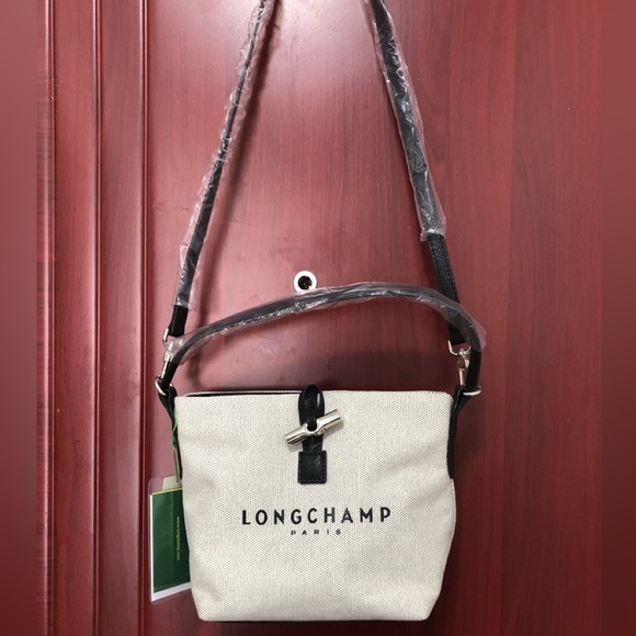 Longchamp Handbags - Longchamp Essential Toile Bucket Bag